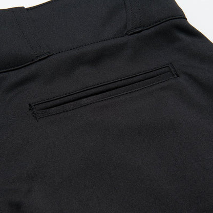 Champro Traditional Fit Triple Crown Classic Baseball Pants in Solid Color with Reinforced Sliding Areas, Black, Medium