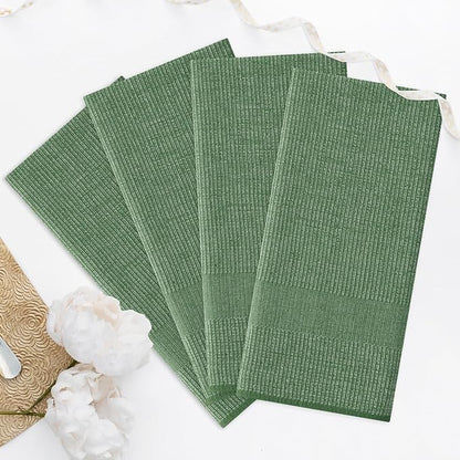 Homaxy Premium Kitchen Towels, Large Cotton Kitchen Hand Towels, Flat and Terry