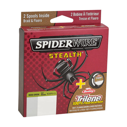 Berkley FireLine® Superline, Moss Green/Clear, 10lb | 4.5kg, 125yd | 114m Fishing Line, Suitable for Freshwater Environments