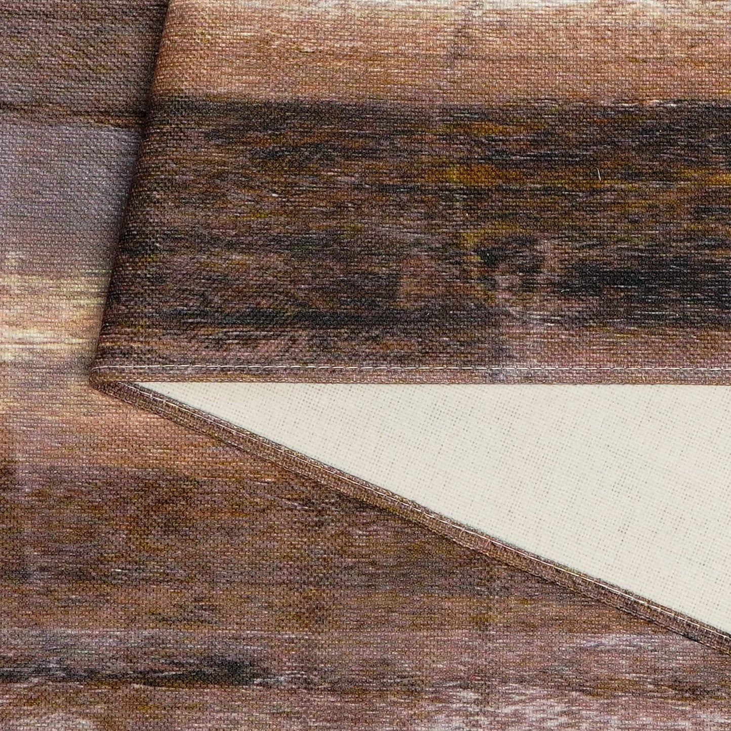 Brown Grey Table Runner,Abstract Modern Art Burlap Table Runners for Table Dresser Runner Farmhouse Style for Dinner Party Holidays Home Decoration (Brown and Grey, 13"x 71")
