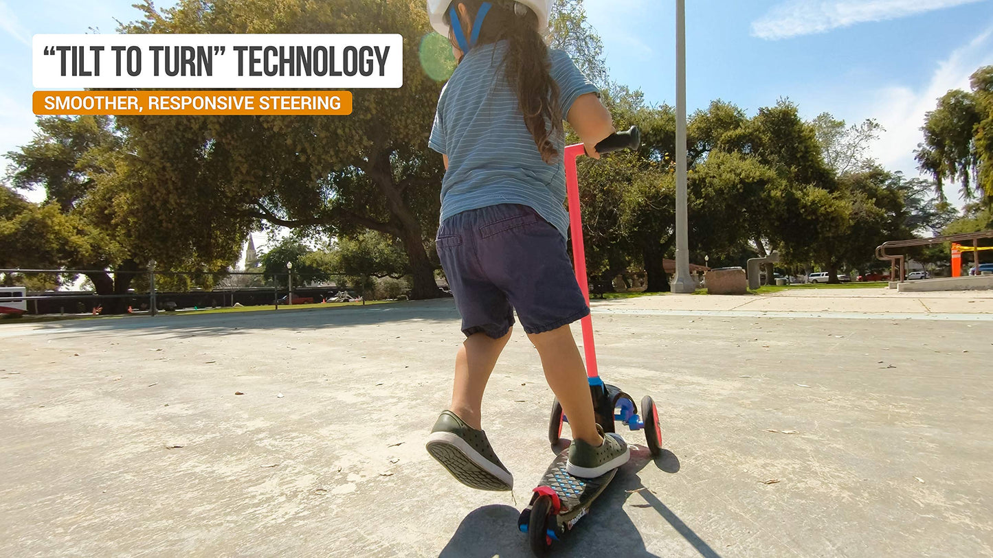Razor Jr. T3 Kick Scooter for Kids Ages 3+ - Lightweight, Advanced Tilt-to-Turn Technology, For Riders up to 48 lbs