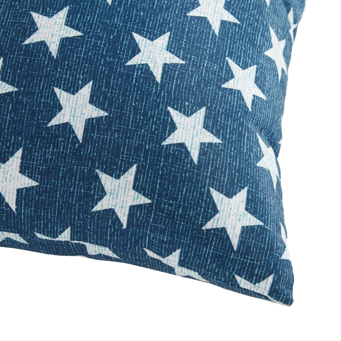 Greendale Home Fashions 2-Pack Outdoor 19x12 inch Rectangle Decorative Throw Pillow, Stars