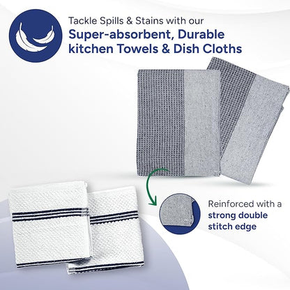 Casa Platino Mini Oven Mitts Set, 8-Piece – 500°F Heat Resistant Silicone Oven