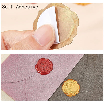 CRASPIRE 50Pcs Letter D Wax Seal Sticker Alphabet Initial Silver Vintage Self Adhesive Seal Stickers Sealing Label Decal for Envelope Invitations Gift Wrapping Wedding Birthday Cards Making Christmas