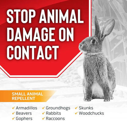 Animal Stopper Liquid Repellent - All-Natural Garden Animal Deterrent | Safe for People & Pets - 32 oz Trigger