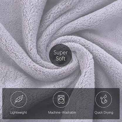 TENSTARS Silk Hemming Bath Towels