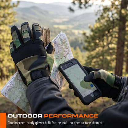 PIG FDT Alpha Full Dexterity Gloves for Shooting Sports, Touchscreen Compatible, Breathable, 1 Pair, Black, X-Large