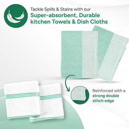 Casa Platino Potholders & Oven Mitts Heat Resistant, 8-Piece Mini Oven Mitts