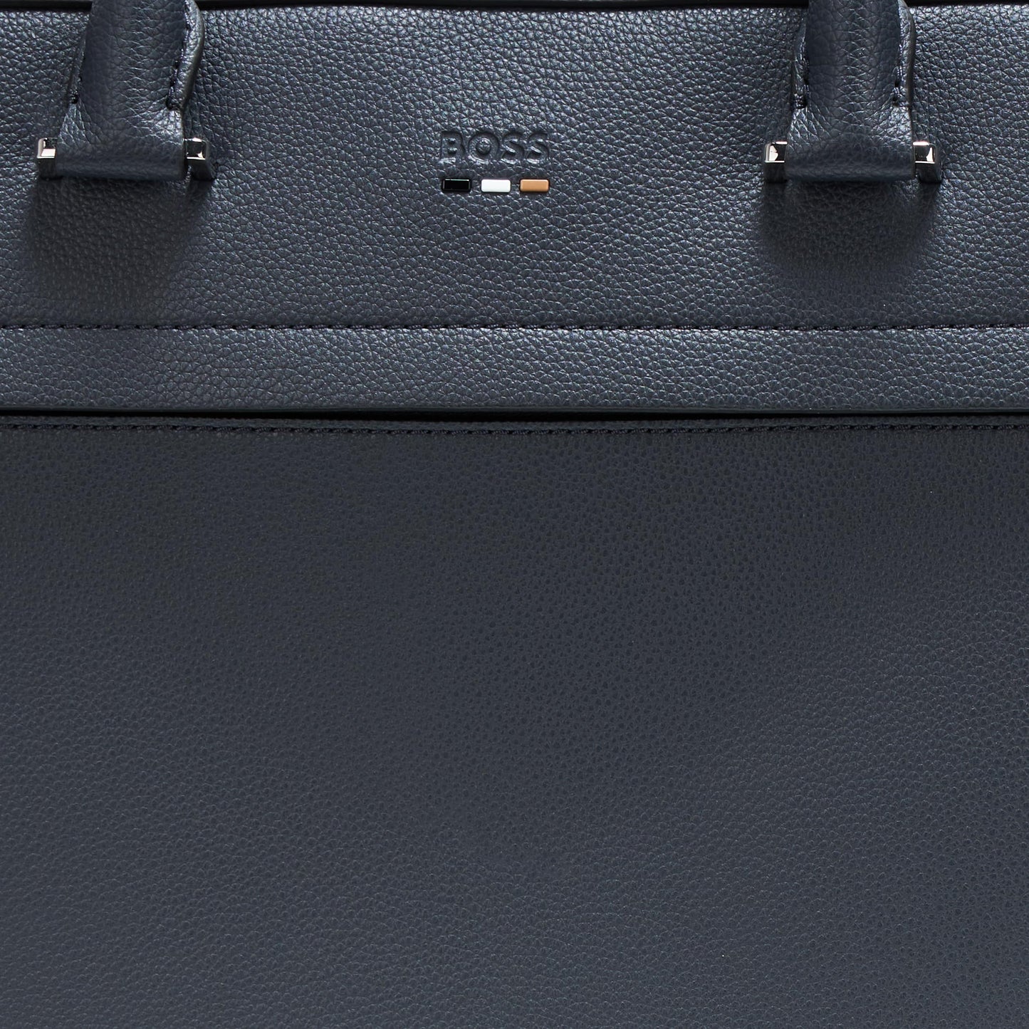 BOSS, Ray Soft Friendly Leather Brief Case, dusty blue, One Size