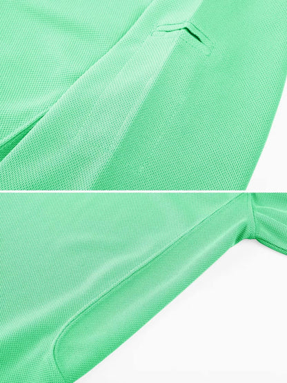 MAGCOMSEN Golf Polo for Men Short Sleeve T Shirts Work Shirts Lightweight Shirts Quick Dry Shirts Mint Green XXL