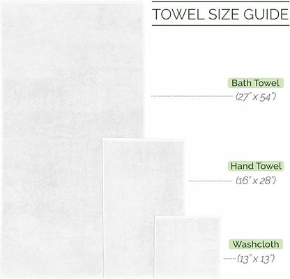 Elegant Comfort Luxury 6-Piece Towel Set, Premium Soft 100% Turkish Cotton