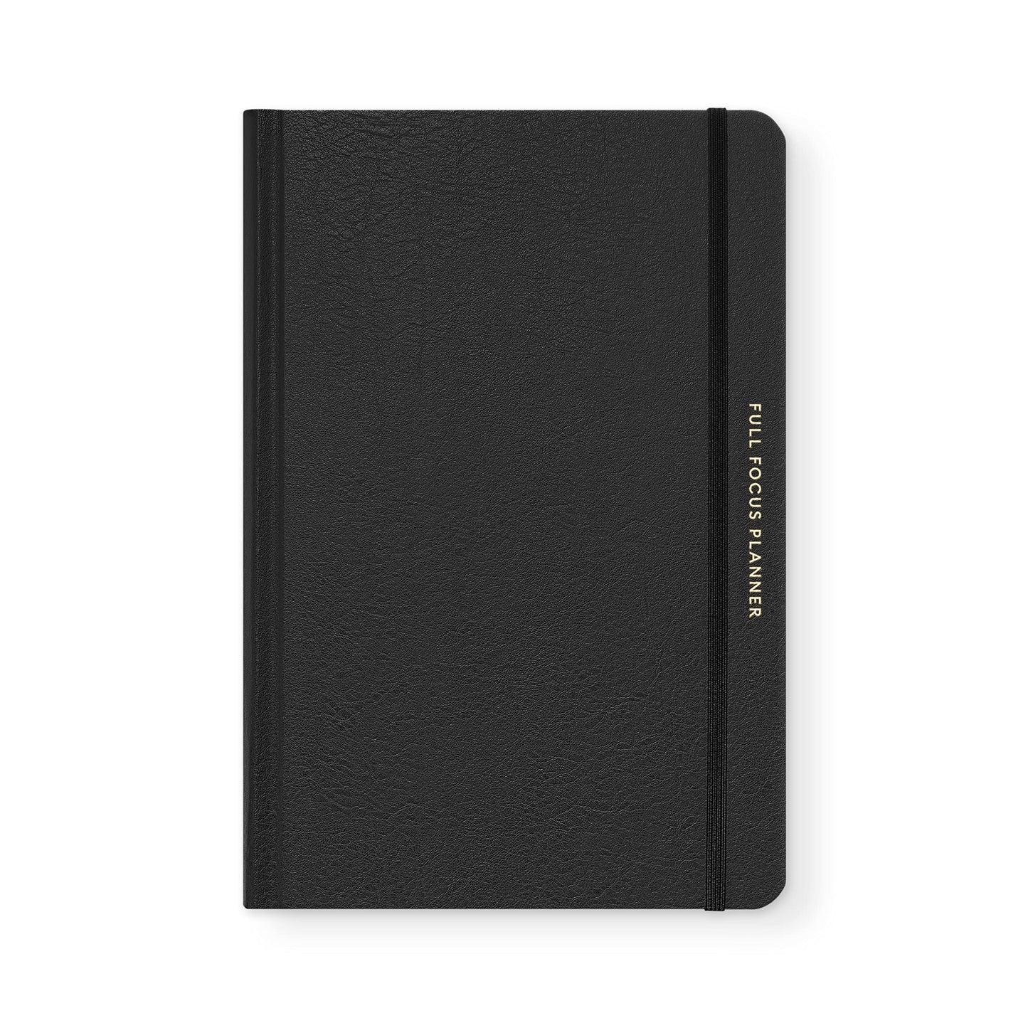 Full Focus Leather Planner by Michael Hyatt - The #1 Daily Planner to Set Annual Goals, Increase Focus, Eliminate Overwhelm, and Achieve Your Biggest Goals - Hardcover (Black)