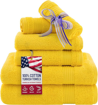 American Veteran Towel, 6 Piece Towel Set
