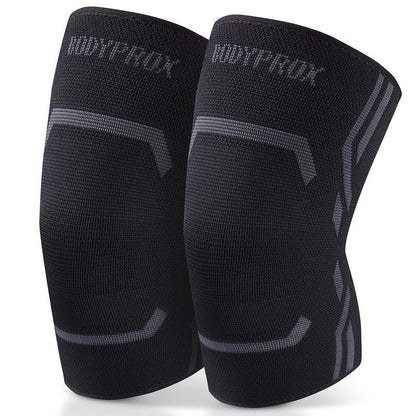 Bodyprox Knee Compression Sleeve for Men and Women (2 Pack), Knee Support Brace for Running and Work out (X-Large)…
