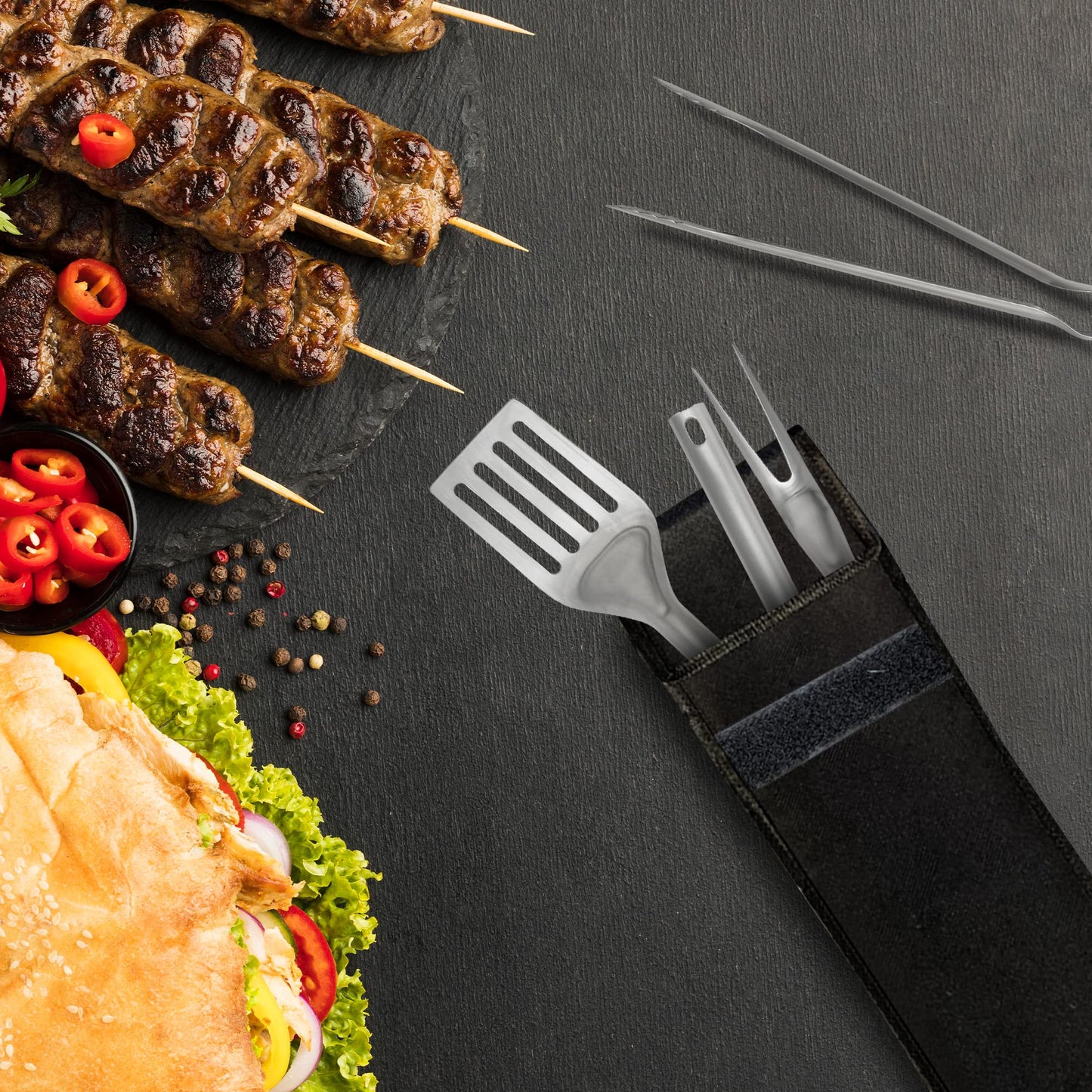 Sportsmans Shelf Grill Utensil Storage Bag