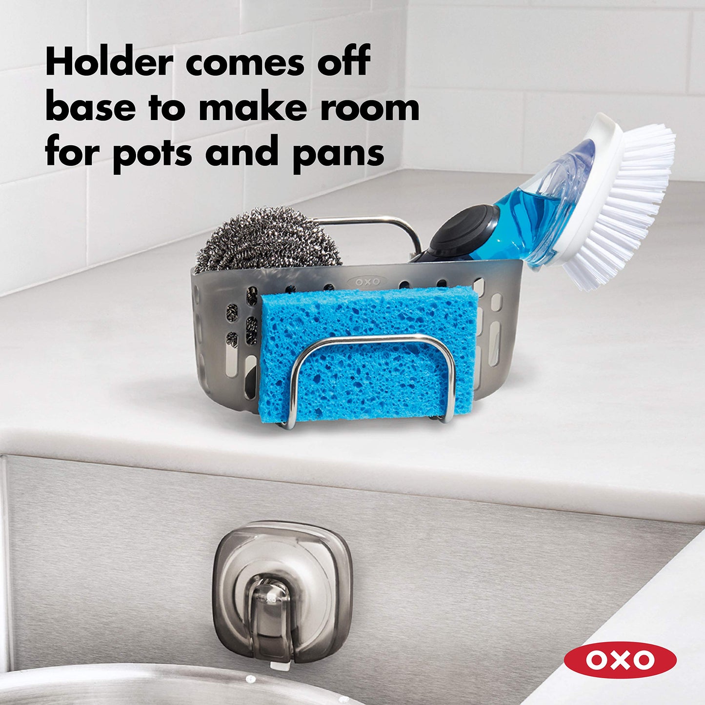 OXO Good Grips Stronghold Suction Sink Caddy