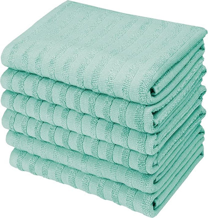 Premium Kitchen Towels | Large Cotton Dish Towels 400 GSM | Highly Absorbent