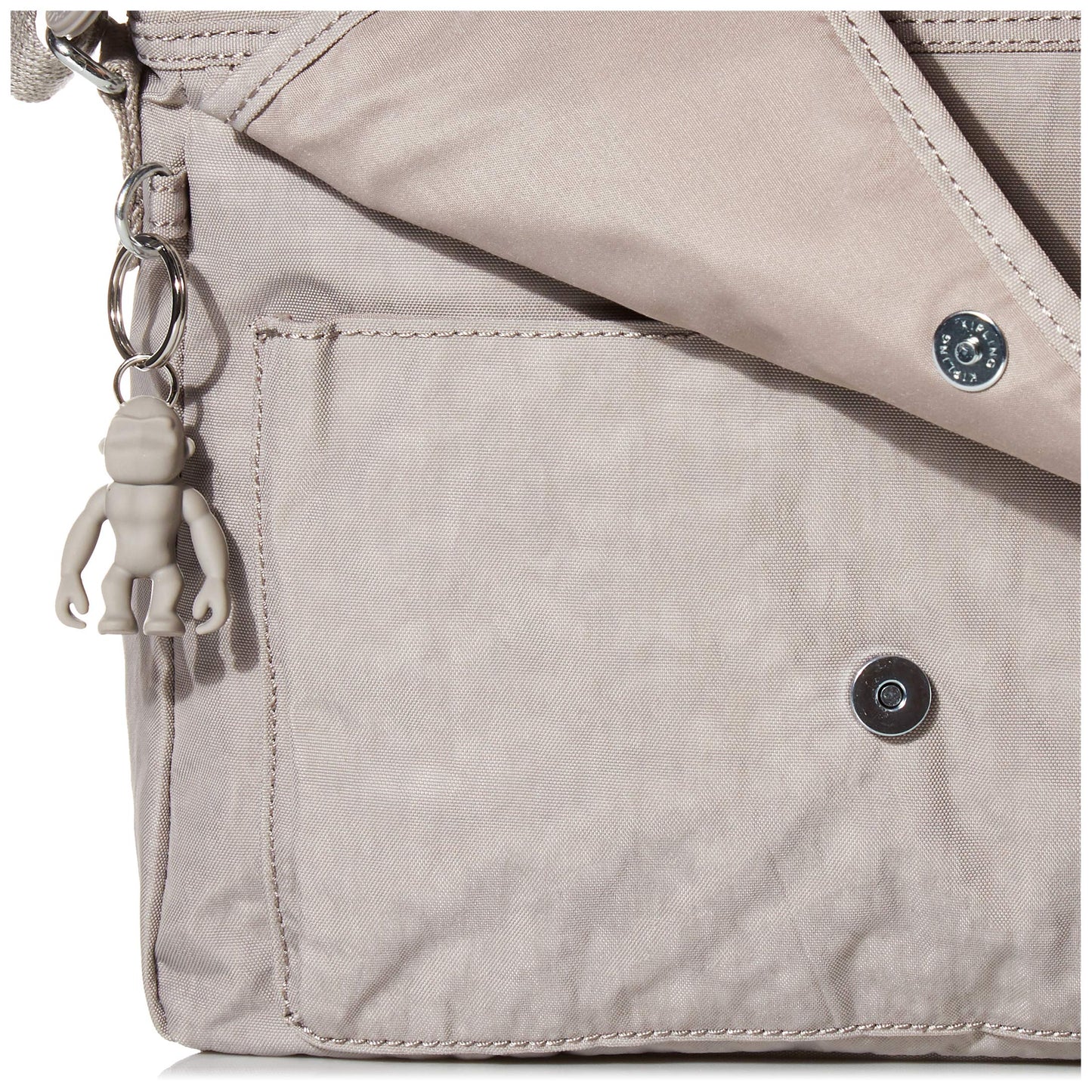 Kipling Women's Rose Gold Metallic Crossbody Handbag, 8.75 Inches