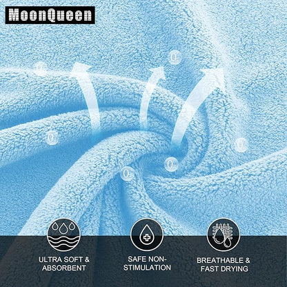 MOONQUEEN Ultra Soft Premium Washcloths Set
