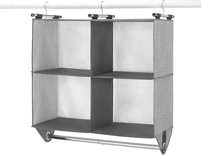Whitmor 4 Section Fabric Closet Organizer Shelving