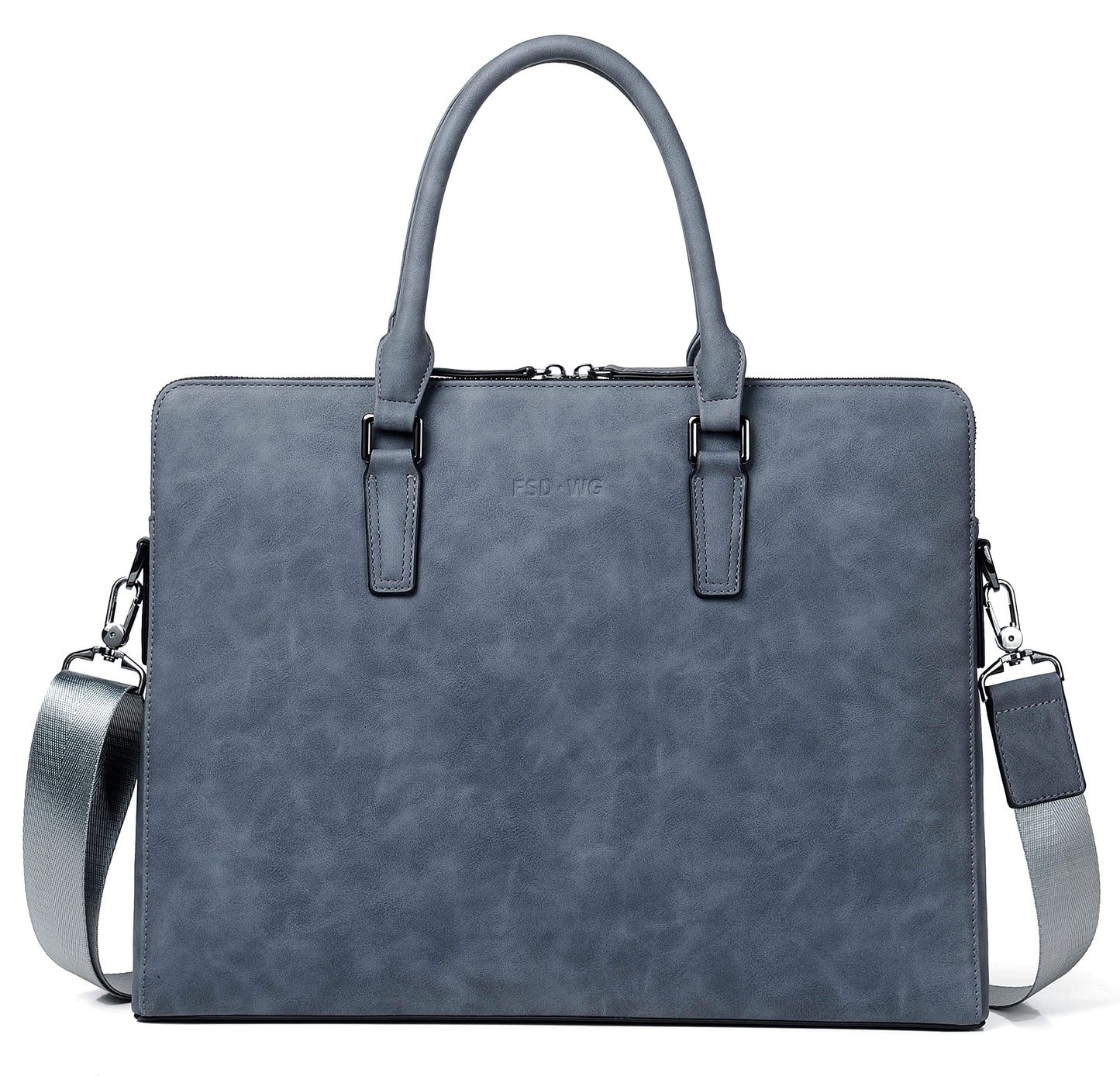 FSD. WG Business Bag Leather Messenger Bag Water Resistant Business Travel Briefcase Handbag Briefcase for Men