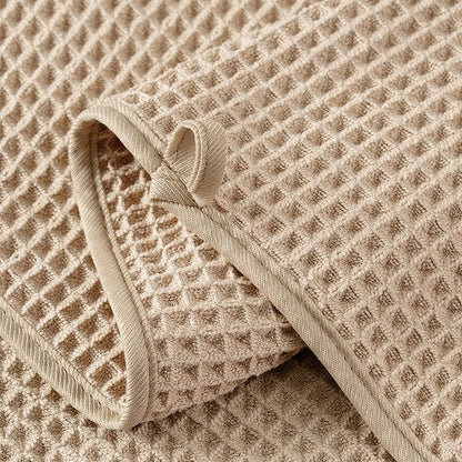Microfiber Waffle Hand Towels, 4 Pieces, Fast Drying, Lint Free 430 GSM
