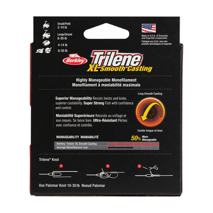 Berkley Trilene® XL®, Low-Vis Green, 20lb | 9kg, 270yd | 246m Monofilament Fishing Line, Suitable for Freshwater Environments