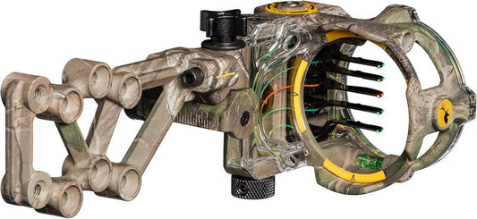 Trophy Ridge 5-Pin Bow Sight - React H5 Precision Targeting | Adjustable Brightness & Durable Design