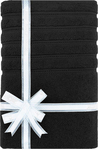 American Soft Linen 35x70 Jumbo Large Bath Towel, 600 GSM 100% Cotton Turkish