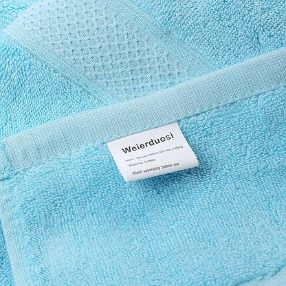 Fluffy Cotton Bath Towels Set650GSM, 2-Piece Set, Thickened and Enlarged