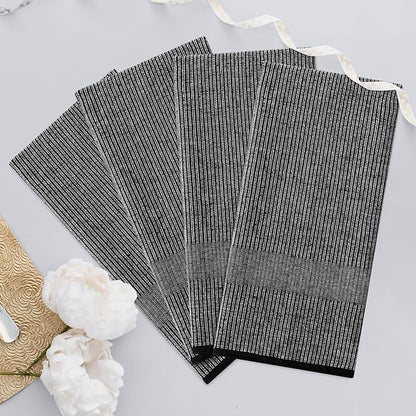 Homaxy Premium Kitchen Towels, Large Cotton Kitchen Hand Towels, Flat and Terry