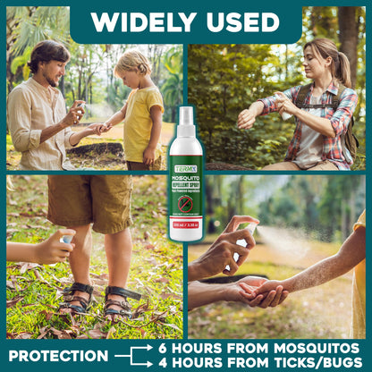 Natural Bug Spray Kids Bug Spray Travel Size TwinPack 2 X 6.75oz DEET Free