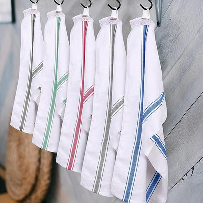 Utopia Towels Red Dish Towels 100% Ring Spun Cotton Highly Absorbent & Reusable