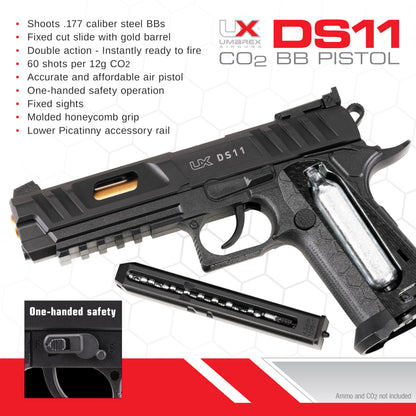 Umarex DS11 .177 Caliber BB Gun Air Pistol