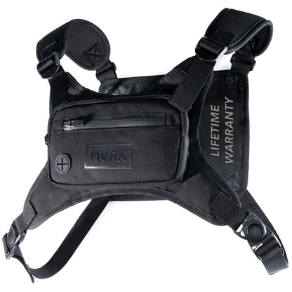 MVRK Water Resistant Chest Pack - Running Vest for Workouts, Running Phone Holder Extra Storage, Lightweight Running Pack