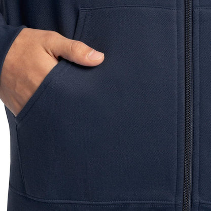 Fruit of the Loom Men's Eversoft Fleece Sweatshirts & Hoodies, Full Zip-Navy, Medium
