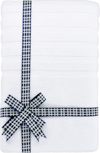 American Soft Linen 35x70 Jumbo Large Bath Towel, 600 GSM 100% Cotton Turkish