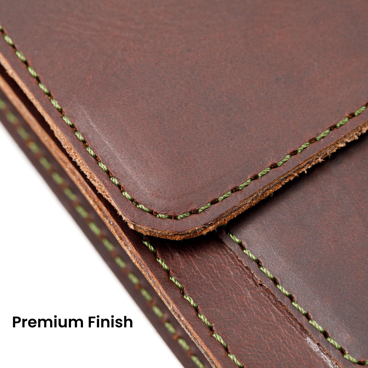 Havee Havanos Three Slot Cigar Case with Cutter Slot and Magnetic Closure - Handmade Genuine Leather Portable Cigar Accessory for Storage and Travel - Brown