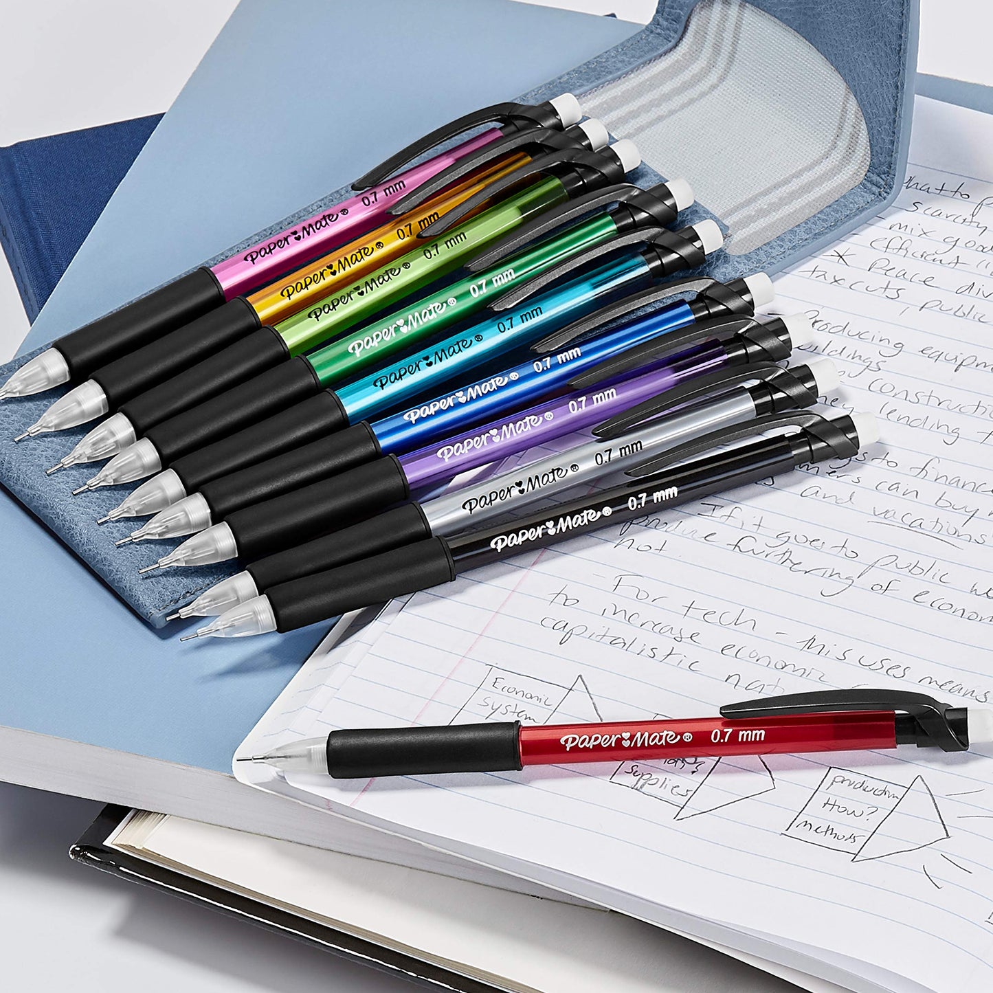 Paper Mate Mechanical Pencils Write Bros. Comfort #2 Pencil with Comfort Grip Great for Long Writing Tasks 0.7mm 12 Count