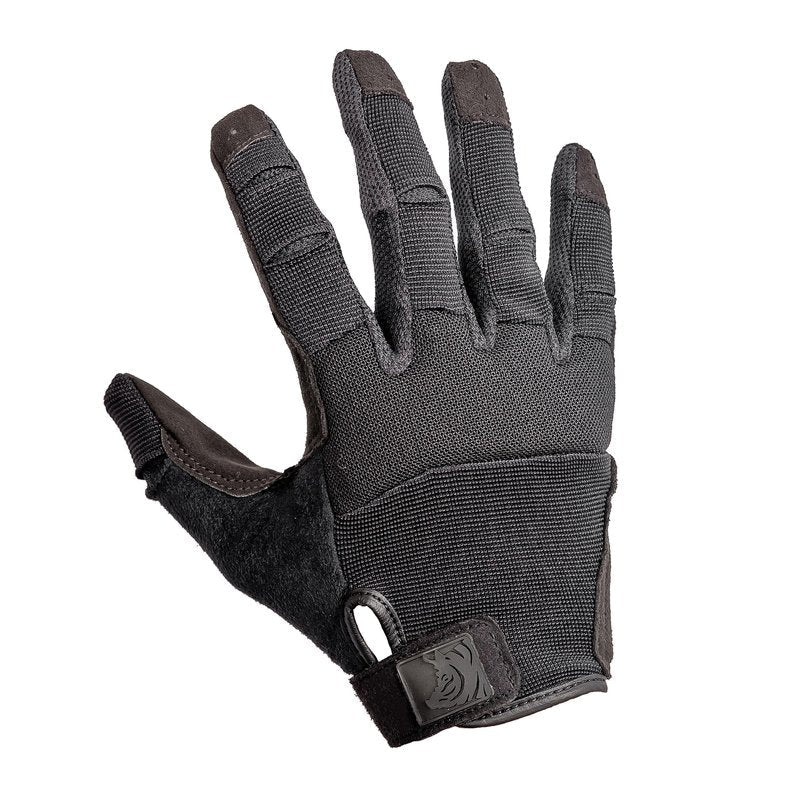 PIG FDT Alpha Full Dexterity Gloves for Shooting Sports, Touchscreen Compatible, Breathable, 1 Pair, Black, Large