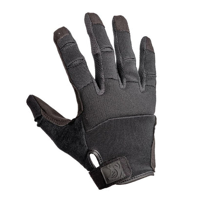 PIG FDT Alpha Full Dexterity Gloves for Shooting Sports, Touchscreen Compatible, Breathable, 1 Pair, Black, Large