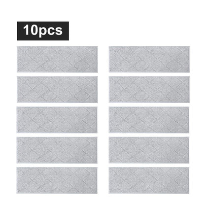 COSY HOMEER Edging Stair Treads Non-Slip Carpet Mat 28inX9in Indoor Stair Runners for Wooden Steps, Edging Stair Rugs for Kids and Dogs, 100% Polyester TPE Backing (10pc, Grey)