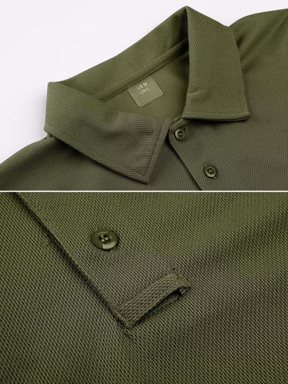 MAGCOMSEN Polo Shirts for Men Short Sleeve Golf Shirts Summer Casual Tactical Polo Shirt for Men Army Green XL