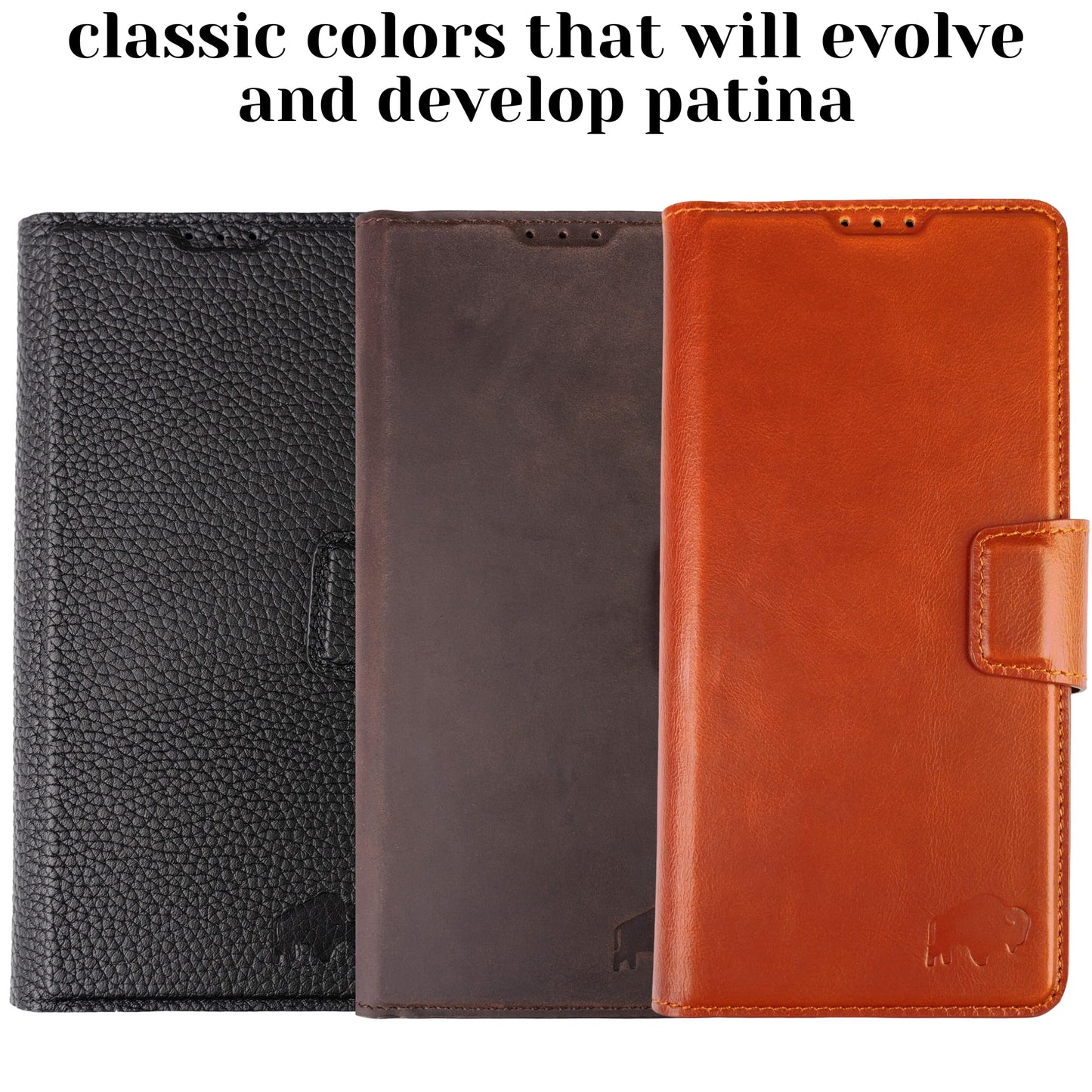 BLACKBROOK for Samsung S26 Ultra Wallet Case, Full Grain Leather, Carter Detachable 2-in-1 Set, Designed for MagSafe and Wireless Charging, RFID 4 Card Slots, Premium Gift Box