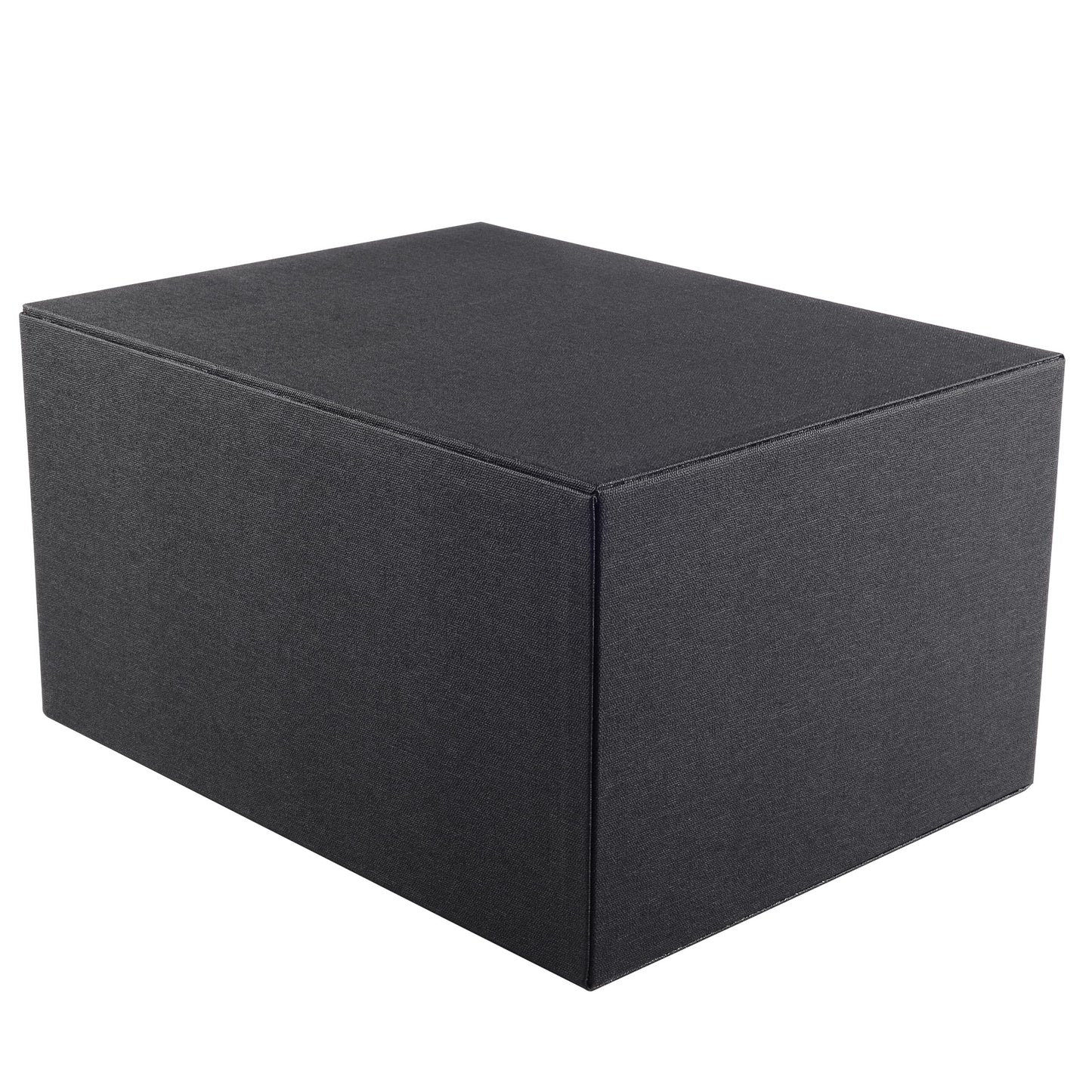 RHCSZ Fashion Multicolor Collocation Leather Desk Organizer File Cabinet Executive Office Supplies Desktop Filing A4 Contract Document Stackable Storage Box with 3 Drawers (Black)