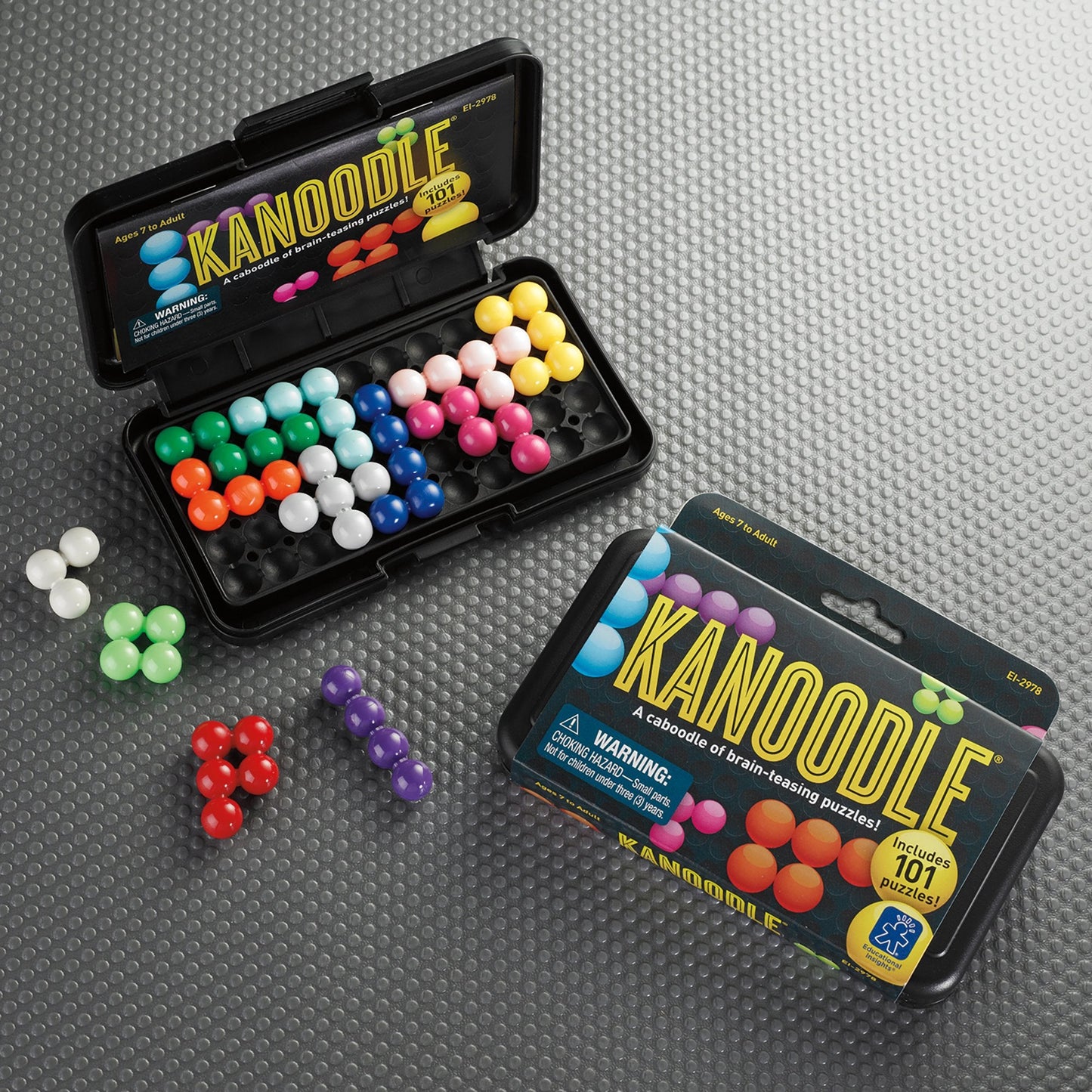 Educational Insights Kanoodle 3D Brain Teaser Puzzle Game, Featuring 200 Challenges, Easter Basket Stuffers for Kids, Gift for Ages 7+