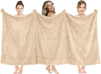 American Soft Linen 100% Cotton 600 GSM Turkish 40x80 Oversized Bath Towel Sheet