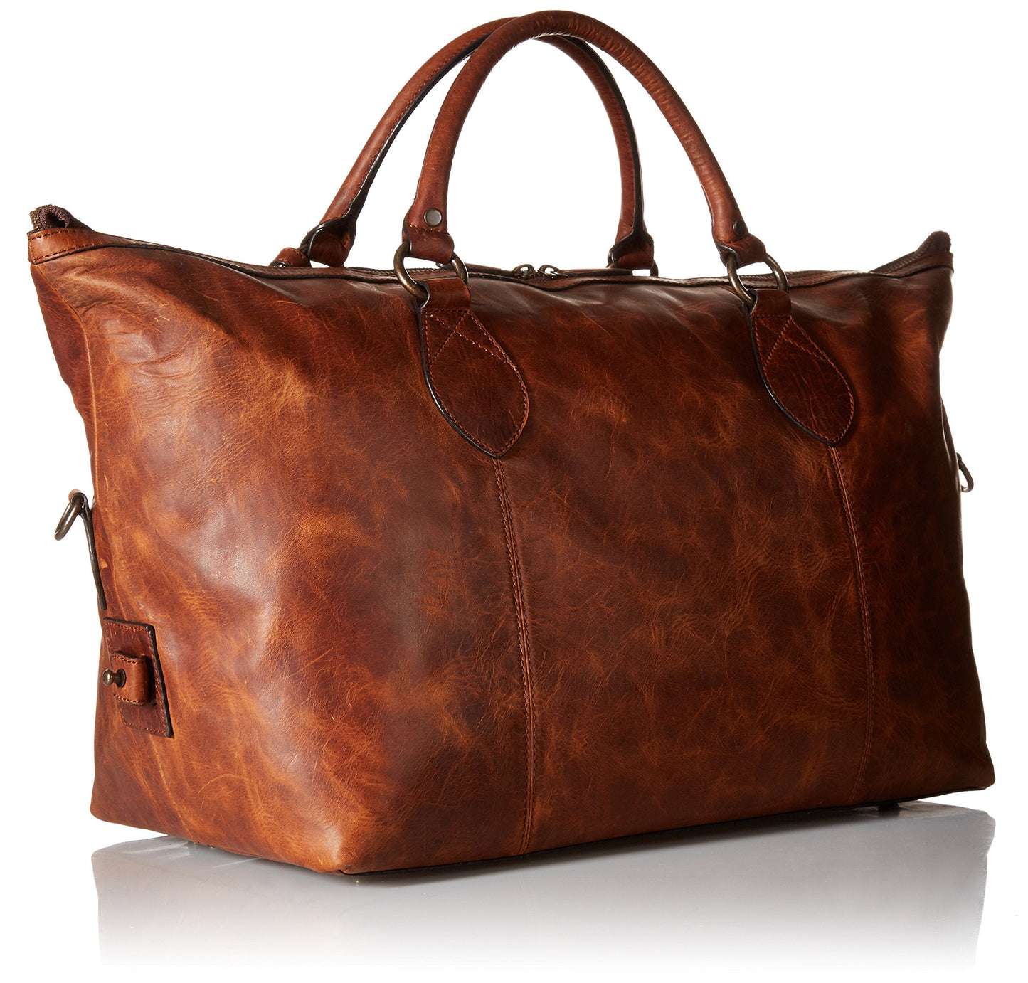FRYE Men's Logan Overnight Duffle Bag, Cognac, One Size
