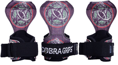 Cobra Grips PRO Weight Lifting Gloves Heavy Duty Straps Alternative Power Lifting Hooks for Deadlifts Adjustable Neoprene Padded Wrist Support Bodybuilding