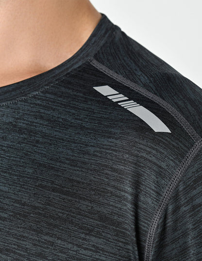 Liberty Imports 3 Pack Men's Long Sleeve Workout Shirts, Dry Fit Moisture Wicking Athletic Tops with Thumbholes (Set 1, Large)